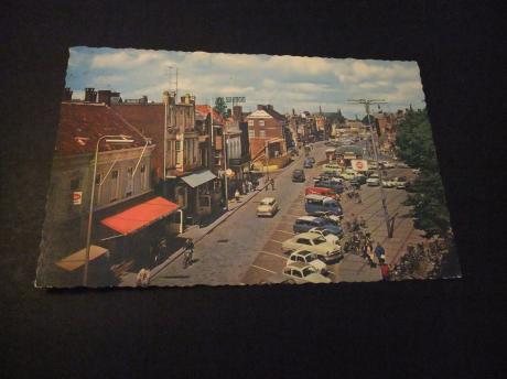 Tilburg De Heuvel centrale plein van de stad, kaart uit 1966 met Café-restaurant de Korenbeurs